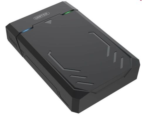 מארז נייד לכונן קשיח UNITEK Y-3035 USB3.1 to SATA6G 2.5 & 3.5
