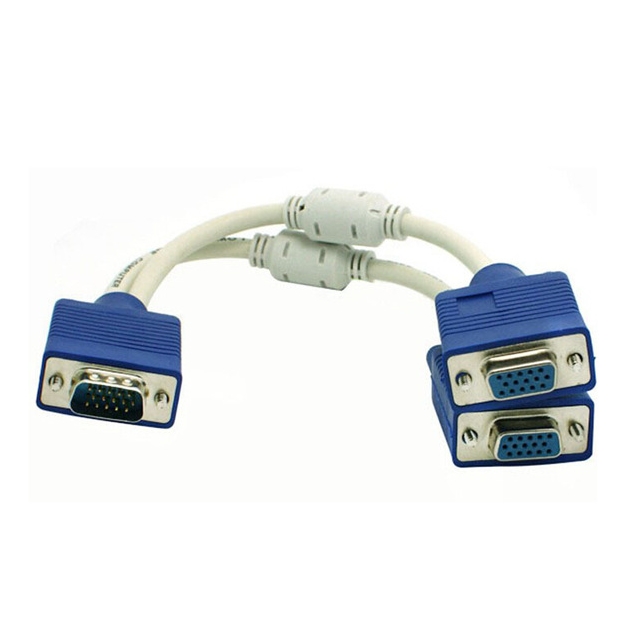 מפצל Gold Touch E-VGA-SP Splitter VGA Cable 1 Male to 2 Female