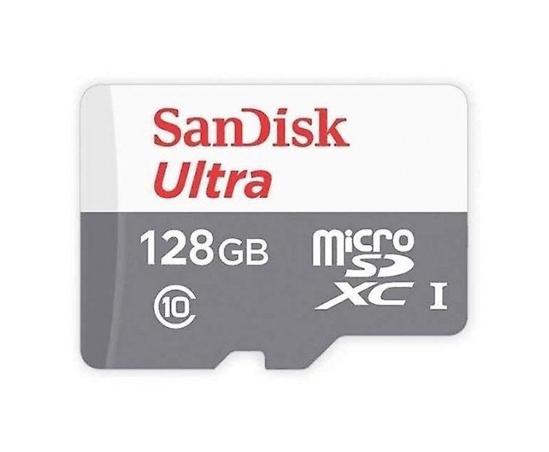 כרטיס זיכרון 128 ג'יגה SanDisk Ultra Android microSDXC 128GB SDSQUNR-128G-GN6MN