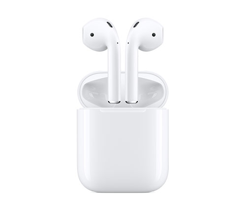אוזניות אלחוטיות עם מיקרופון Apple AirPods 2 With Charging Case Bluetooth