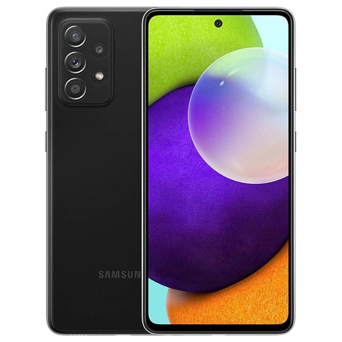 סמארטפון Samsung Galaxy A52 128GB E010052600 בצבע שחור - יבואן רשמי