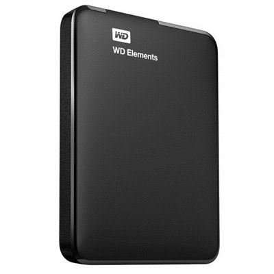 כונן קשיח חיצוני Western Digital Elements WDBUZG0010BBK 1TB USB 3.0 - צבע שחור