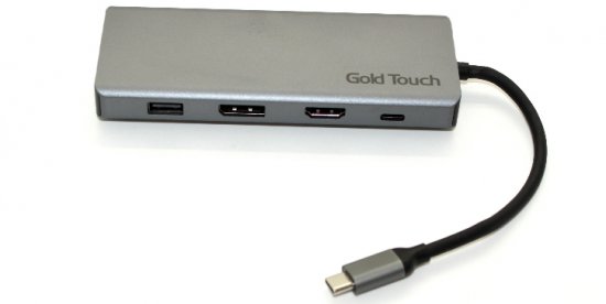 תחנת עגינה USB Type-C עם חיבורי Gold Touch SU-C15 DP+HDMI+VGA+4xUSB+LAN+TF/SD