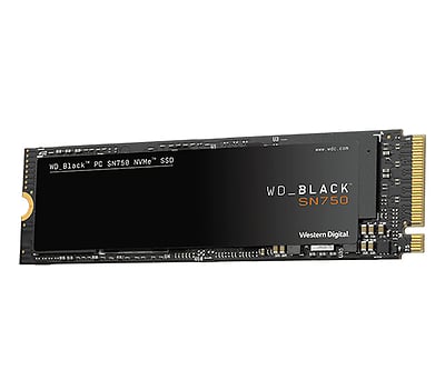 כונן Western Digital Black SN750 1TB PCIe M.2 2280 NVMe SSD