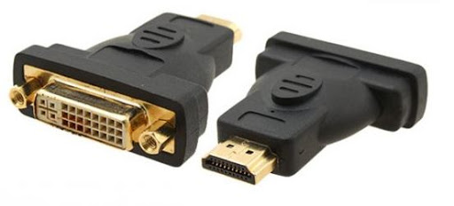 מתאם HDMI זכר לחיבור DVI נקבה Gold Touch E-HDMI-DVI