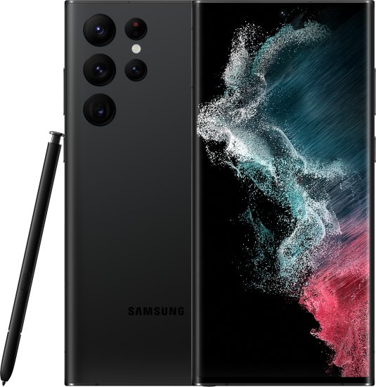 סמארטפון Samsung Galaxy S22 Ultra 12GB+256GB SM-S908E E010908004 - צבע שחור - יבואן רשמי