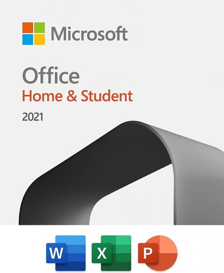 אופיס ללא דיסק התקנה - למחשב אחד - שפה עברית Microsoft Office Home & Student 2021 79G-05407