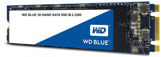 כונן קשיח Western Digital Blue 3D NAND WDS100T2B0B 1TB M.2 2280 SSD